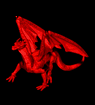 the red Welsh dragon